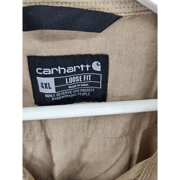 Carhartt Men'S Short-Sleeve Work Shirt, Possibly With Rugged Flex Size 4XL - Picture 4 of 5